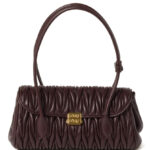 Miumiu Matelasse Nappa Leather Shoulder Bag
